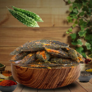 kakarakaya or bitterguard fry