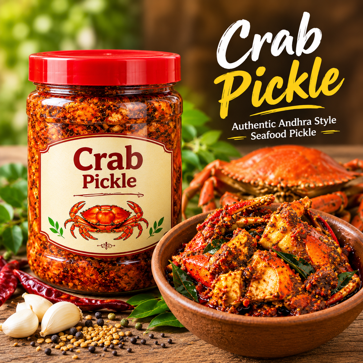 peethala pachadi crab pickle